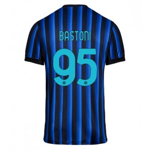 Fotbalové Dres Inter Milan Alessandro Bastoni #95 Domácí Oblečení 2025-26 Krátký Rukáv